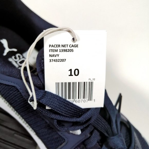 Puma Men’s Pacer Net Cage Blue Navy SNEAKERS NWT - Picture 13 of 16